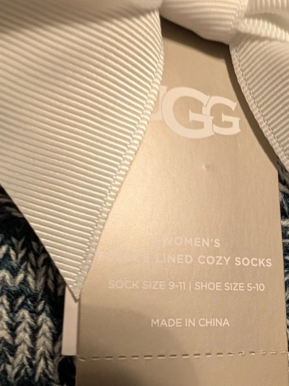 UGG Deedee Fleece Lined Women's Socks/Slippers ~ O/S